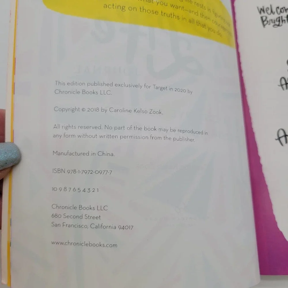 Your Brightest Life Colorful‎ Creative Journal by Caroline Kelso Zook